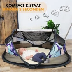 Deryan Baby Luxe Campingbedje – Inclusief Zelfopblaasbare Matras - Story -Bekend Babyproducten Winkel 1200x1200 998