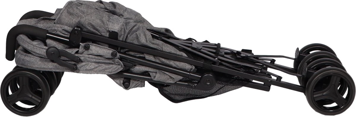 Ding GoGo Buggy - Grijs - Multi Standen Buggy - Incl. Boodschappenmandje En Zonnekap 17 Ding GoGo Buggy - Grijs - Multi Standen Buggy - Incl. Boodschappenmandje En Zonnekap - Afbeelding 15