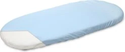 Sensillo Baby Kinderwagen Matras Hoeslaken - 35 X 75 Cm - Jersey - Blauw - Matrashoes Kinderwagen