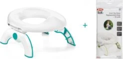 Oxo Tot 2-in-1 Plaspotje - Reispotje - WC Verkleiner - Teal -Bekend Babyproducten Winkel 1200x574