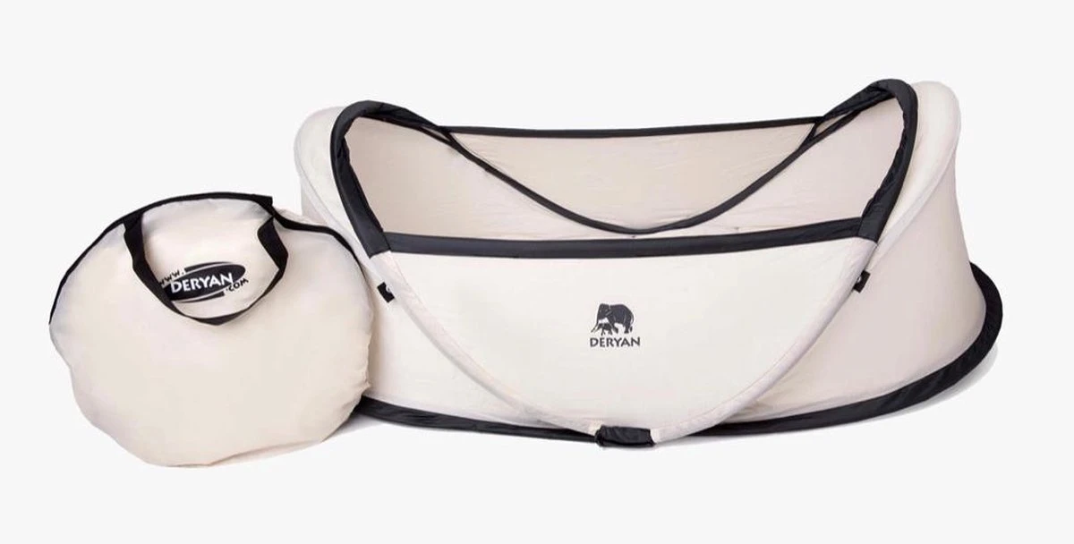Deryan Infant BabyBox Campingbedje - Baby Klamboe - Cream 10 Deryan Infant BabyBox Campingbedje - Baby Klamboe - Cream - Afbeelding 8