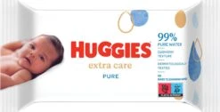 Huggies Billendoekjes - Baby Wipes - Pure Extra Care - 99% Water 56 Doekjes -Bekend Babyproducten Winkel 1200x612 1