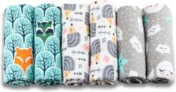 Flanellen Luiers - 80 X 80cm - 6 Pack - Flanellen Doeken Van Flanel Katoen - Mint - Fensilo -Bekend Babyproducten Winkel 1200x625 3