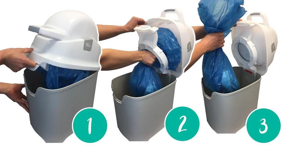 DiaperChamp ONE - Soft Silver - Standaard Luieremmer 10 DiaperChamp ONE - Soft Silver - Standaard Luieremmer - Afbeelding 8