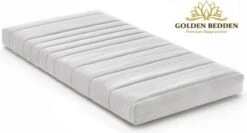Golden Bedden - Koudschuim HR 45 - 60/120/10 Baby Matras - Ledikant Matras Met Anti-allergische Wasbare Hoes.