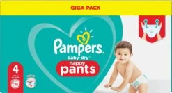 Pampers® Pampers Baby-Dry Pants - Maat 4 (9kg-15kg) - 112 Luierbroekjes - Giga Pack 30 Pampers® Pampers Baby-Dry Pants - Maat 4 (9kg-15kg) - 112 Luierbroekjes - Giga Pack -Bekend Babyproducten Winkel 1200x653