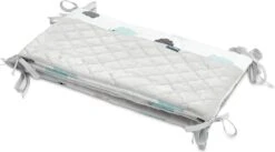 Sensillo Baby Bedbumper - Bedomrander - Anti Stootrand Ledikant - Bed Zijbeschermers - 180x30cm - Grijze Wolkjes 14 Sensillo Baby Bedbumper - Bedomrander - Anti Stootrand Ledikant - Bed Zijbeschermers - 180x30cm - Grijze Wolkjes -Bekend Babyproducten Winkel 1200x668 1