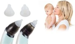 A&K Elektrische Oplaadbare Neuspeer Voor Baby En Kinderen - Inclusief Oplader, Handleiding En Batterijen - Hygiënische Neusreiniger - Baby Aspirator - Neuszuiger - Baby Neuspompje - Toetenveger - Snoetenpoetser - Mintgroen - Neusspoeler -Bekend Babyproducten Winkel 1200x703 4