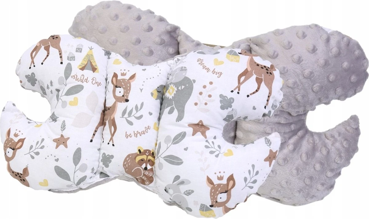 Babynestje Set Pasgeborenen - Knuffelnest Baby Nestje Bed Set 7-delig - Baby Cocon- Herten Vrienden- ÖKO-TEX Normen 4 Babynestje Set Pasgeborenen - Knuffelnest Baby Nestje Bed Set 7-delig - Baby Cocon- Herten Vrienden- ÖKO-TEX Normen - Afbeelding 2