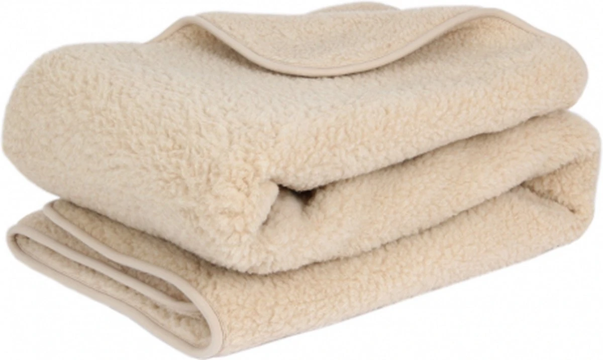 WOLLIES Amsterdam Ledikant Deken - Amandel - Merino Wol - 95 X 135 Cm 3 WOLLIES Amsterdam Ledikant Deken - Amandel - Merino Wol - 95 X 135 Cm