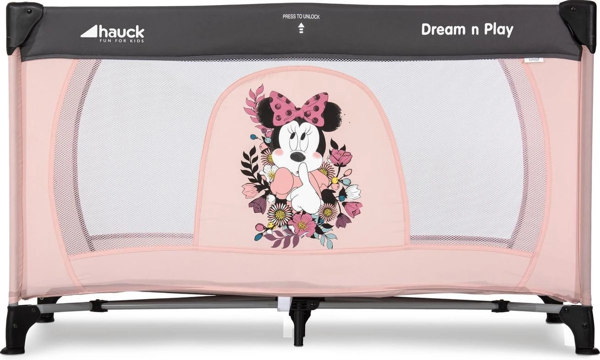 Hauck Dream'n Play Campingbedje - Minnie Sweetheart 4 Hauck Dream'n Play Campingbedje - Minnie Sweetheart - Afbeelding 2