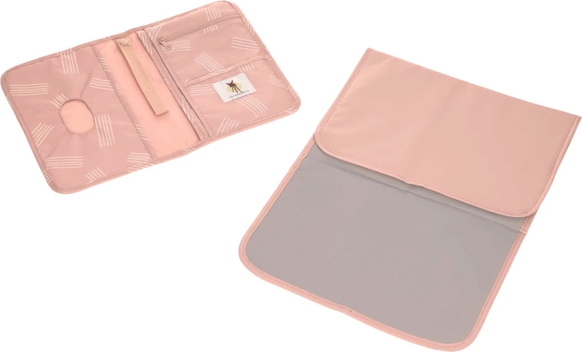 Lässig Verschoningsmatje Soft Stripes Rose 6 Lässig Verschoningsmatje Soft Stripes Rose - Afbeelding 4