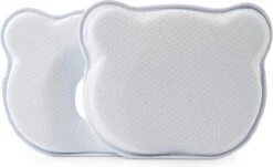 Orthopedisch Baby Hoofdkussen - Babykussen - Incl. GRATIS Afneembare Hoes - Blauw