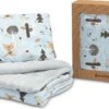 Sensillo Baby Dekbed En Kussen - Cadeau Set - Katoen - Blauw -Bekend Babyproducten Winkel 1200x764 3