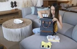 Periwinkle - Luiertassen - Waterproof Baby Verzorgingstas - Baby Rugzak - Luiertas - Verzorgingstas - Linnen - Bordeaux -Bekend Babyproducten Winkel 1200x772 11