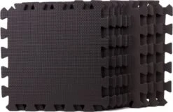 Benson 9 Stuks Zwarte Puzzel Vloertegels Foam 30 X 30 Cm - Puzzel Speelmat - Baby/peuter Speelgoed Matten -Bekend Babyproducten Winkel 1200x776