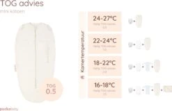 Puckababy Inbakerslaapzak Original Mini - 3-6 Maanden - Cotton - Pure -Bekend Babyproducten Winkel 1200x777 10