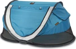 Deryan Peuter Luxe Campingbedje – Inclusief Zelfopblaasbare Matras - Blue -Bekend Babyproducten Winkel 1200x781