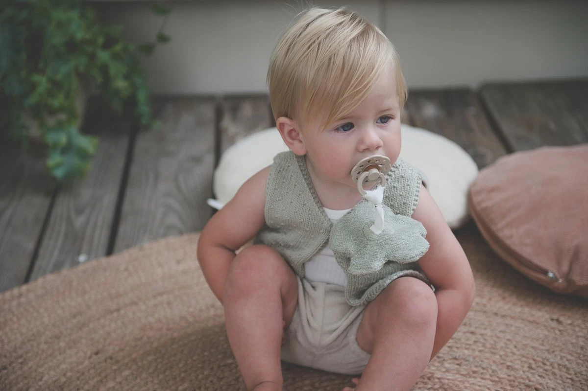 Koeka Speendoekje Bloem Luz - Lichtgroen 4 Koeka Speendoekje Bloem Luz - Lichtgroen - Afbeelding 2