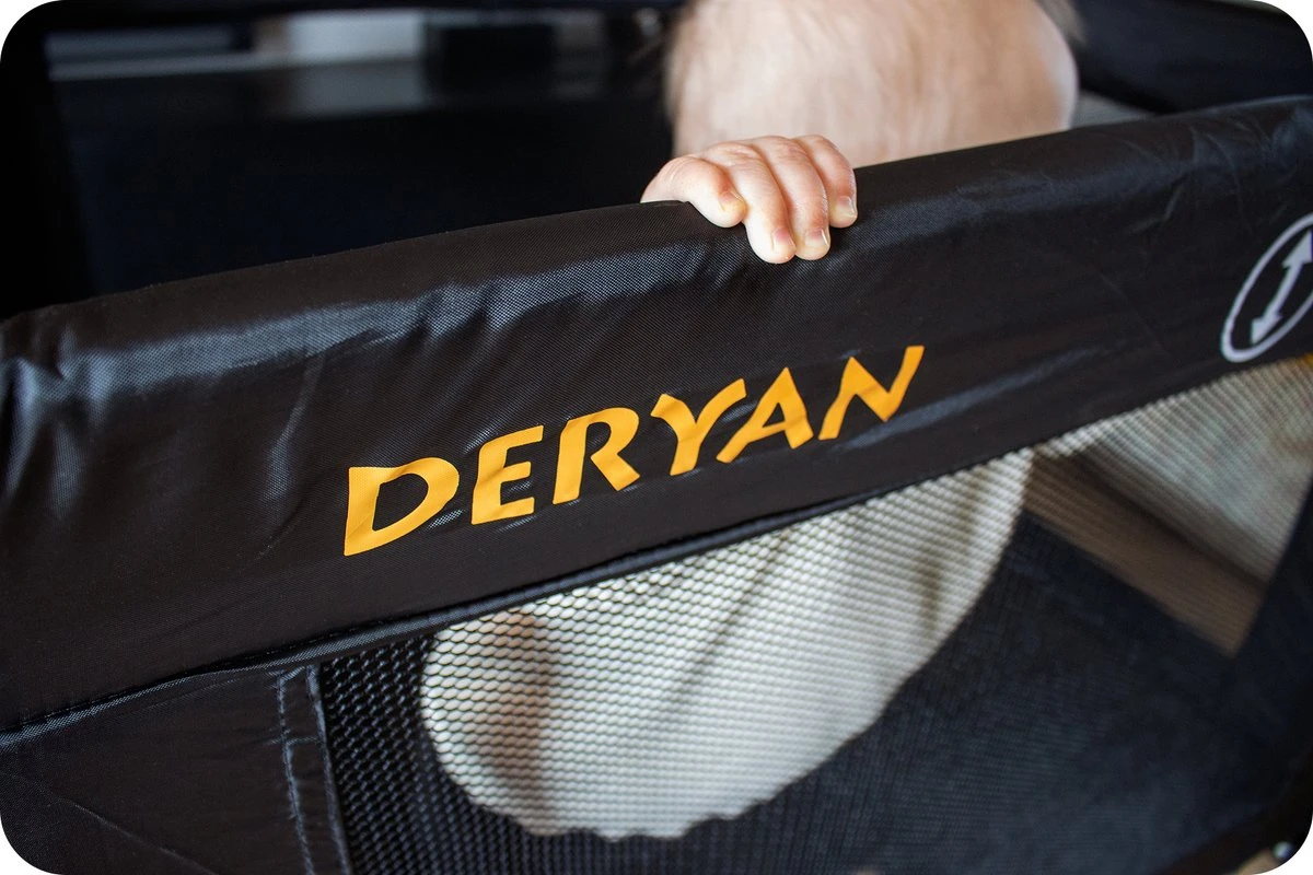 Deryan Believer Campingbedje - 120x60cm - Zwart 10 Deryan Believer Campingbedje - 120x60cm - Zwart - Afbeelding 8