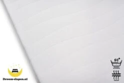 Baby/peuter Matras 70x140 12cm - Anti Allergische Bamboo Tijk - Ventilerend - Koudschuim -Bekend Babyproducten Winkel 1200x800 409