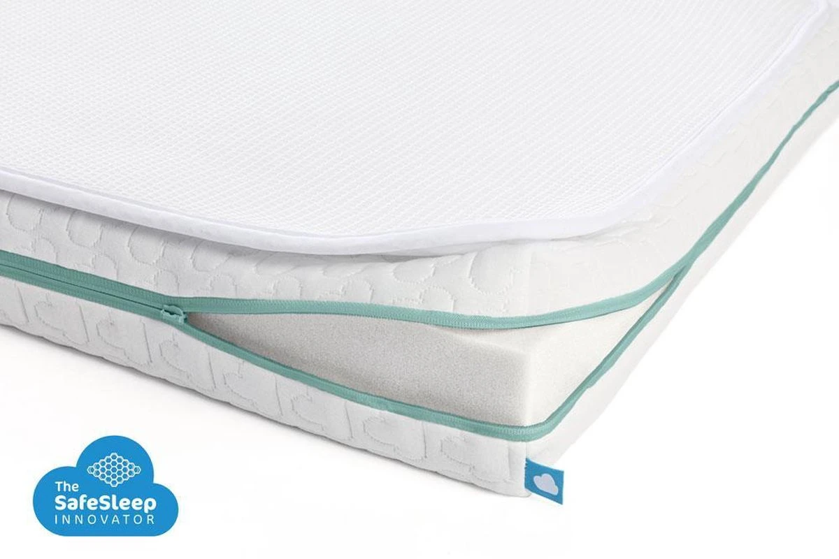 AeroSleep® ECOlution Pack 2-in-1 : Matras + 3D Matrasbeschermer - Bed - 150 X 70 Cm 15 AeroSleep® ECOlution Pack 2-in-1 : Matras + 3D Matrasbeschermer - Bed - 150 X 70 Cm - Afbeelding 13
