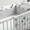Sensillo Baby Bedbumper - Bedomrander - Anti Stootrand Ledikant - Bed Zijbeschermers - 180x30cm - Grijze Wolkjes 1 Sensillo Baby Bedbumper - Bedomrander - Anti Stootrand Ledikant - Bed Zijbeschermers - 180x30cm - Grijze Wolkjes -Bekend Babyproducten Winkel 1200x800 420