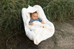 Baby's Only Wikkeldeken - Omslagdoek Baby Sense - Teddy Voering - Wit - 75x75 Cm - Geschikt Voor Drie- En Vijfpuntsgordel -Bekend Babyproducten Winkel 1200x800 495