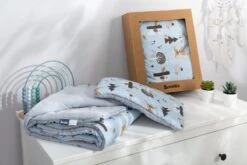 Sensillo Baby Dekbed En Kussen - Cadeau Set - Katoen - Blauw -Bekend Babyproducten Winkel 1200x800 546