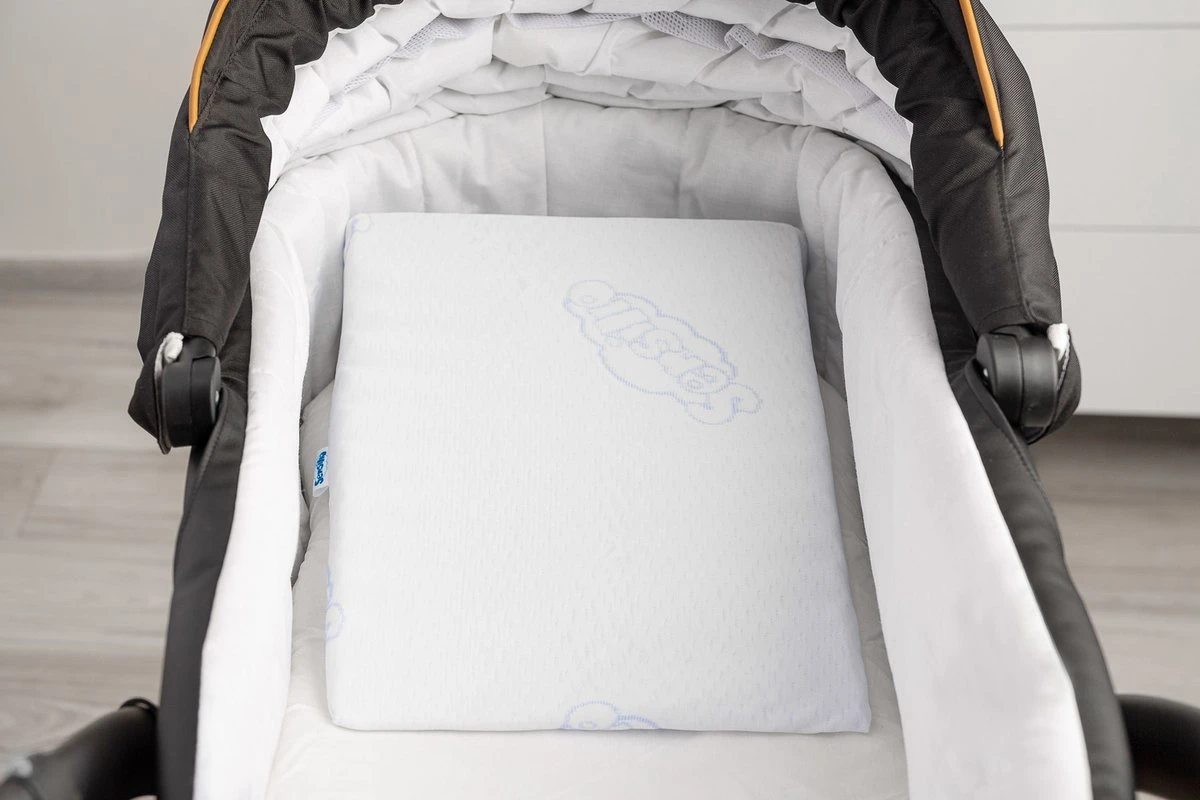 Sensillo Baby Reflux Kussen Hellend - Wigkussen - Verhogend Kussen Baby - Kinderwagen Kussen Baby 3 Sensillo Baby Reflux Kussen Hellend - Wigkussen - Verhogend Kussen Baby - Kinderwagen Kussen Baby