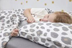 Meyco Panter Dekbedovertrek Ledikant - Neutral - 100x135cm -Bekend Babyproducten Winkel 1200x800 587