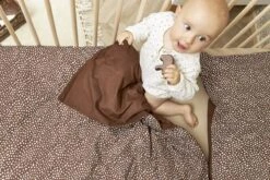 Meyco Cheetah/Uni Dekbedovertrek Ledikant - Chocolate - 100x135cm -Bekend Babyproducten Winkel 1200x800 591