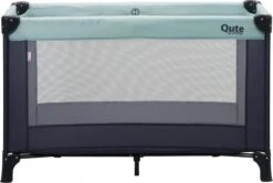 Qute Campingbed Q-sleep Mint/Antra -Bekend Babyproducten Winkel 1200x807 3