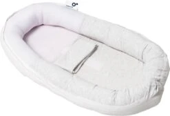 Doomoo Cocoon - Babynestje - Organisch Katoen - 74 X 46 Cm - Chine White -Bekend Babyproducten Winkel 1200x817 3