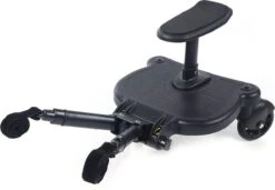 Merkloos Meerijdplankje - Kinderwagen - Buggy - KANT EN KLAAR - Al In Elkaar Gezet! - Met Zitje Voor Uw Kind - Zwart -Bekend Babyproducten Winkel 1200x833 1