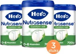 Hero Baby Nutrasense Comfort+ 1 - Flesvoeding Van 0 Tot 6 Maanden - 3 X 700 Gram 9 Hero Baby Nutrasense Comfort+ 1 - Flesvoeding Van 0 Tot 6 Maanden - 3 X 700 Gram -Bekend Babyproducten Winkel 1200x844
