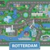 Speelkleed Rotterdam City-Play - Autokleed - Verkeerskleed - Speelmat Rotterdam -Bekend Babyproducten Winkel 1200x849