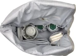 LÄSSIG Luiertas Rolltop Backpack Rugzak Incl Verschoningsmatje Choco Mélange Limited Edition -Bekend Babyproducten Winkel 1200x880 1