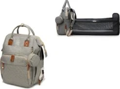 Humpy Dumpy Stijlvolle Luiertas Rugzak (Zwart) Met Uitschuifbaar Verschoon/ Slaap Bedje. Incl. Verschoon Matje, USB Poort & Buggy Straps 17 Humpy Dumpy Stijlvolle Luiertas Rugzak (Zwart) Met Uitschuifbaar Verschoon/ Slaap Bedje. Incl. Verschoon Matje, USB Poort & Buggy Straps -Bekend Babyproducten Winkel 1200x883