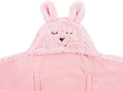 Jollein Wikkeldeken Bunny 100x105cm - Pale Pink -Bekend Babyproducten Winkel 1200x884 1