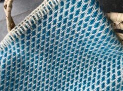 Wiegdeken Wol - Pure Baby Love - Bee - Teal