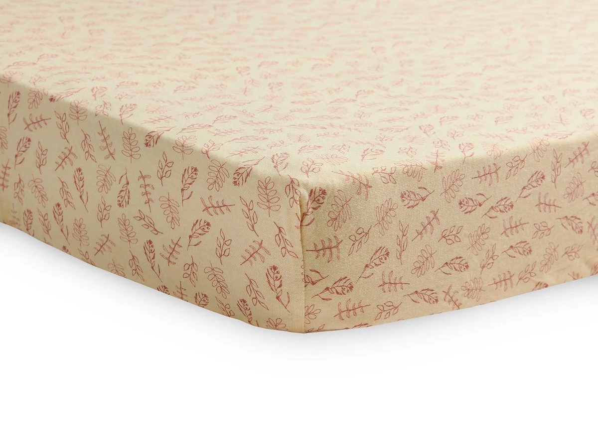 Jollein Baby Hoeslaken Ledikant Jersey 60x120cm - Meadow - Chestnut 13 Jollein Baby Hoeslaken Ledikant Jersey 60x120cm - Meadow - Chestnut - Afbeelding 11