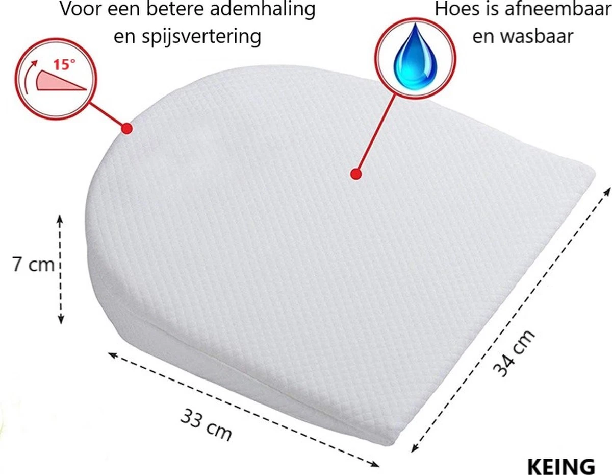 Reflux Kussen ROND – Hellend Kussen – Matrasverhoger – Wigkussen – Zwangerschapskussen – Zijslaapkussen – Slaapkussen Baby – Voedingskussen – Hoofdkussen Baby – Anti Reflux – Verhogend Kussen Baby – Kraamcadeau 3 Reflux Kussen ROND – Hellend Kussen – Matrasverhoger – Wigkussen – Zwangerschapskussen – Zijslaapkussen – Slaapkussen Baby – Voedingskussen – Hoofdkussen Baby – Anti Reflux – Verhogend Kussen Baby – Kraamcadeau