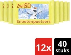 Zwitsal Kids Snoetenpoetsers - 12 X 40 Stuks - Voordeelverpakking