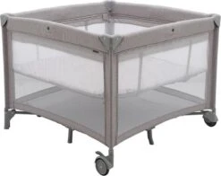 Topmark Reisbed/Box Parker - 100x100 Cm. - Grey -Bekend Babyproducten Winkel 1200x952 2