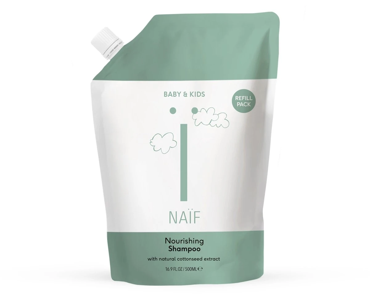Naïf Voedende Shampoo – Navulverpakking - Baby En Kids - 500ml - Met Natuurlijke Ingrediënten 3 Naïf Voedende Shampoo – Navulverpakking - Baby En Kids - 500ml - Met Natuurlijke Ingrediënten