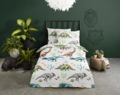 Good Morning Kids Dekbedovertrek Dino-Ledikant (100 X 135 Cm) -Bekend Babyproducten Winkel 1200x959 5