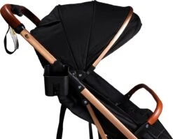 Ding Vivo Wandelwagen - Zwart/Rose - Inklapbare Buggy - Inclusief Boodschappenmandje En Zonnekap -Bekend Babyproducten Winkel 1200x967 1