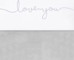 Jollein Baby Laken Ledikant 120x150cm Love You - Grey -Bekend Babyproducten Winkel 1200x975 2