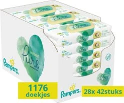 Pampers® Pampers Pure Coconut Babydoekjes - 28 Verpakkingen Van 42 Doekjes = 1176 Babydoekjes